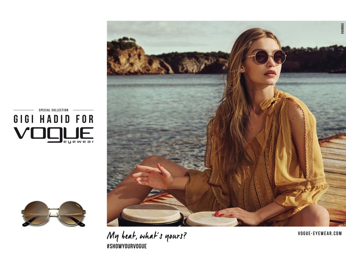 Kolekcia Gigi Hadid pre Vogue Eyewear 